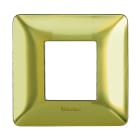 BTICINO - BTIAM4802GOS MATIX - PLACCA 2P ORO SATINATO