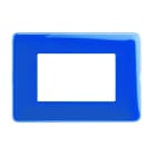 BTICINO - BTIAM4803CBU MATIX - PLACCA 3P COLORS COBALTO