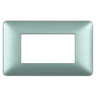 BTICINO - BTIAM4804MSL MATIX - PLACCA 4P SILVER