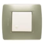 BTICINO - BTIC4802VM LUNA - PLACCA 2P VERDE METALLIZZATO