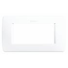BTICINO - BTIC4804BN LUNA - PLACCA 4P BIANCO