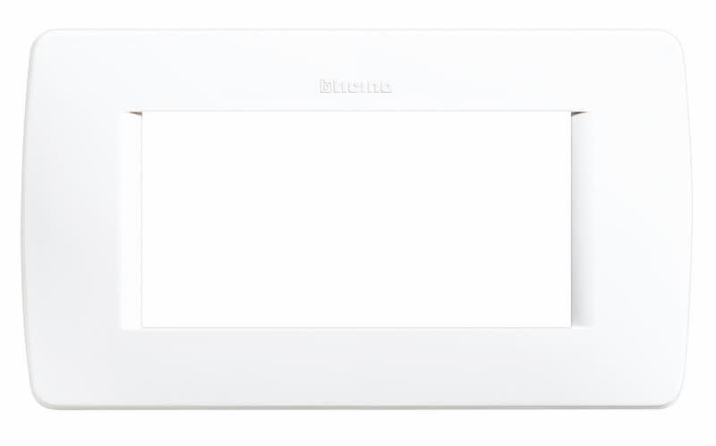 BTICINO - BTIC4804BN LUNA - PLACCA 4P BIANCO