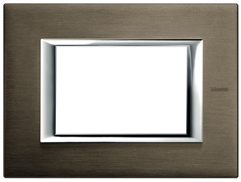 BTICINO - BTIHA4803BR AXOLUTE - PLACCA 3P BRONZO