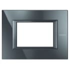 BTICINO - BTIHA4803HS AXOLUTE - PLACCA 3P ANTRACITE