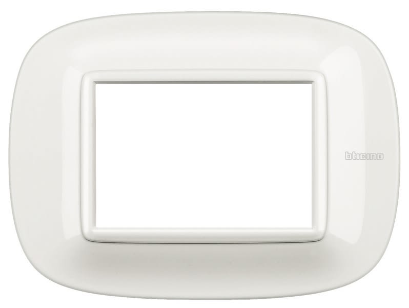BTICINO - BTIHB4803HD AXOLUTE - PLACCA 3P BIANCO AXOLUTE