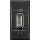 BTICINO - BTIHS4285C1 AXOLUTE - CARICATORE USB ANTRACITE