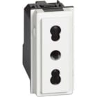 BTICINO - BTIKW4180 L.NOW - PRESA 2P+T 10/16A 250VAC BIPAS.