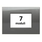 BTICINO - BTILNA4807AC LL - PLACCA 7P ACCIAIO