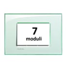 BTICINO - BTILNA4807KA LL - PLACCA 7P ACQUAMARINA