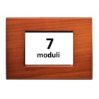 BTICINO - BTILNA4807LCA LL - PLACCA 7P CILIEGIO AMERICANO