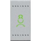 BTICINO - BTINT4034CM CM - PULSANTE PRESENZA WC 1P NC L/L TECH