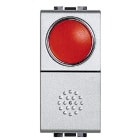 BTICINO - BTINT4038R LIGHT TECH - PULSANTE + PORTALAMP ROSSO