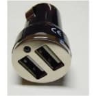 BTICINO - BTIS2614G KIT - 2 PR. USB CAR CHARGER 12V-2.1A MAX