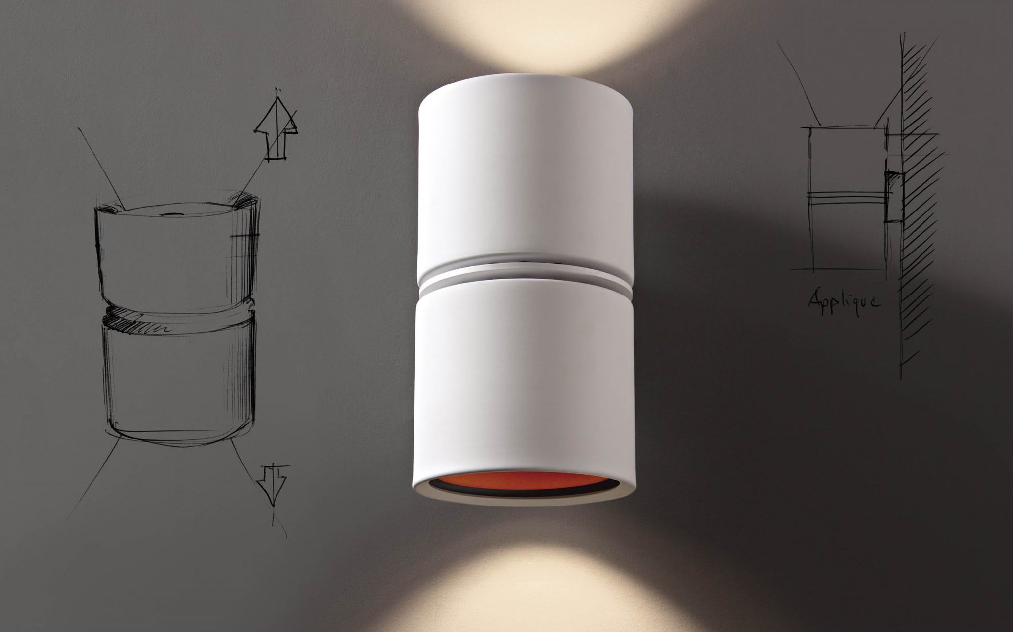 EXENIA SRL - EXE3196D5042/9530 BILUX WALL DIR/IND DALI 2X18W BIANCO 953