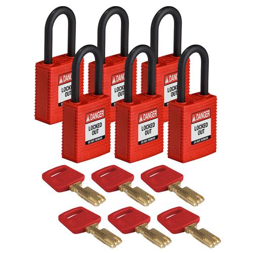 BRADY ITALIA - MOD150311 NYL-RED-38PL-KD6PK - 6 PEZZI