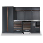 BM SPA - BMM045000001 ARREDI PRO 3MT PIANO INOX + ARMADIO