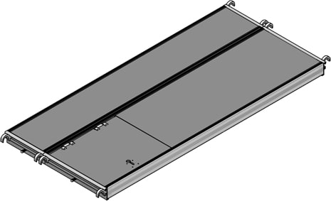 FACAL SRL - FAFC6-1326 PIANO DI LAVORO IN ALLUM. COMPLETO SENZA