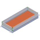 FACAL SRL - FAFC7-7515 PIANO DI LAVORO IN ALLUM. C/BOTOLA CON F