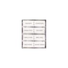 COMELIT GROUP SPA - COECA9212 4 PULSANTI DOPPI PER PULSANTIERA CIAO