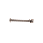 CABUR SRL - CBRISFIXVTAZ75 VITE + DADO + ROND. M6 IN ACCIAIO 75 MM