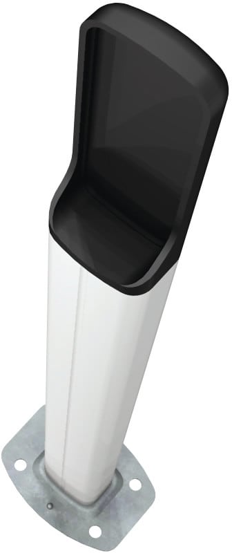 CAME SPA - CMC001DIR-CG COLONNINA IN PVC RAL 9006 H = 500 MM