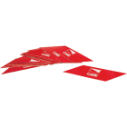 CAME SRL - CMC001G0461 N. 24 STRISCE ROSSE RIFRANGENTI ADESIVE