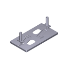 CAME SRL - CMC119RIBK001 BASE ANCORAGGIO MOTORIDUTTORE - BK