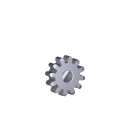 CAME SPA - CMC119RIBK010 PIGNONE BK BKS M=6 Z=12