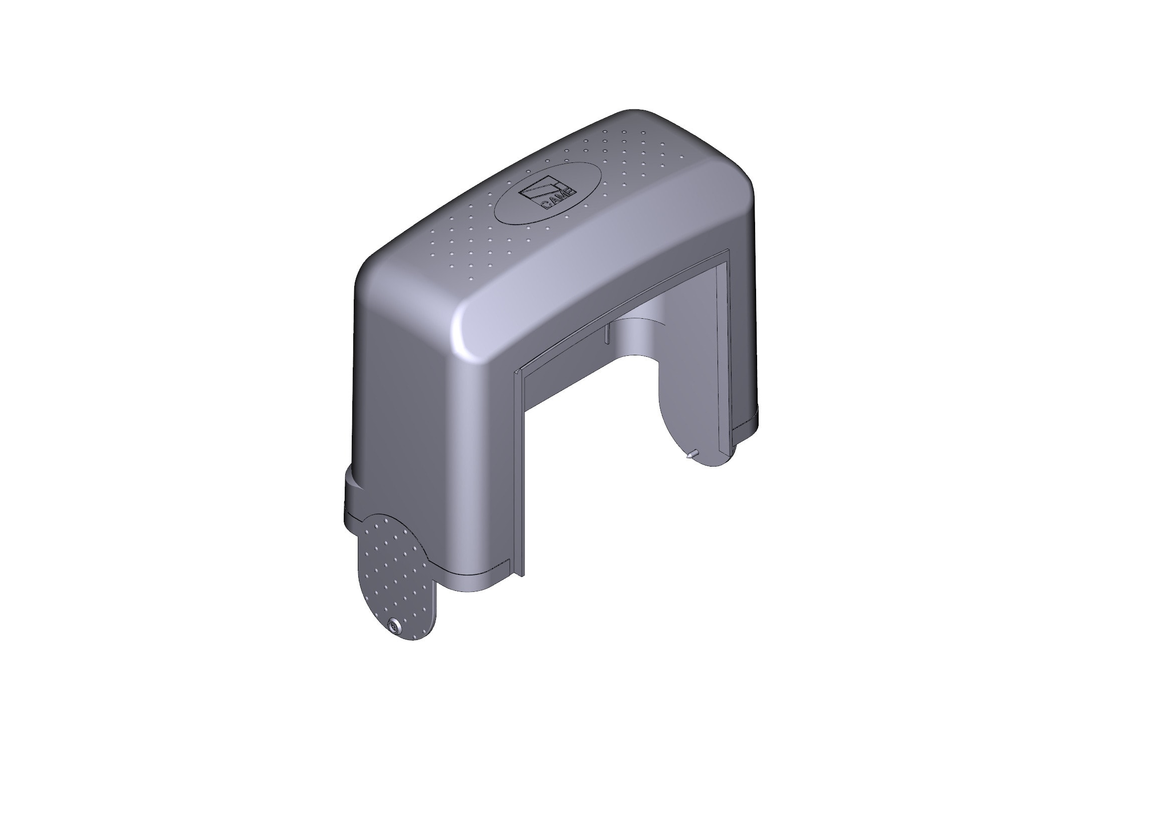 CAME SRL - CMC119RIBK011 COPERCHIO MOTORIDUTTORE - BK