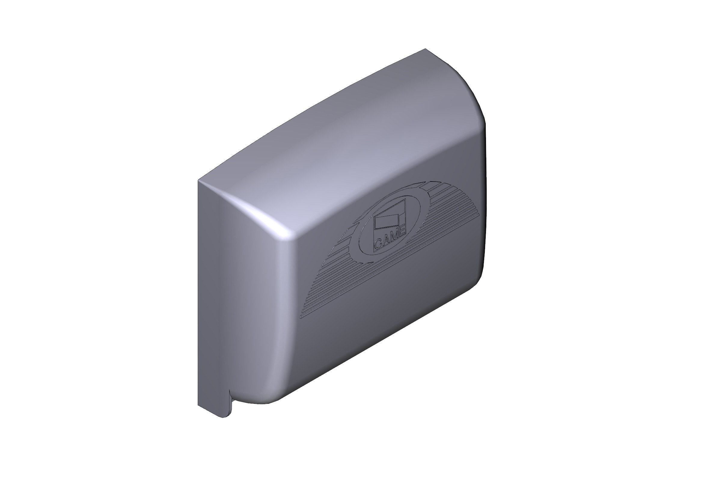 CAME SRL - CMC119RIBK025 COPERCHIO ANTERIORE QUADRO COMANDO - BK