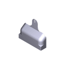 CAME SPA - CMC119RIBX006 CARTER PROTEZIONE PIEDINI SINISTRO BX