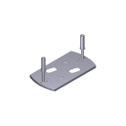 CAME SPA - CMC119RIBX049 BASE ANCORAGGIO MOTORIDUTTORE - BX-243