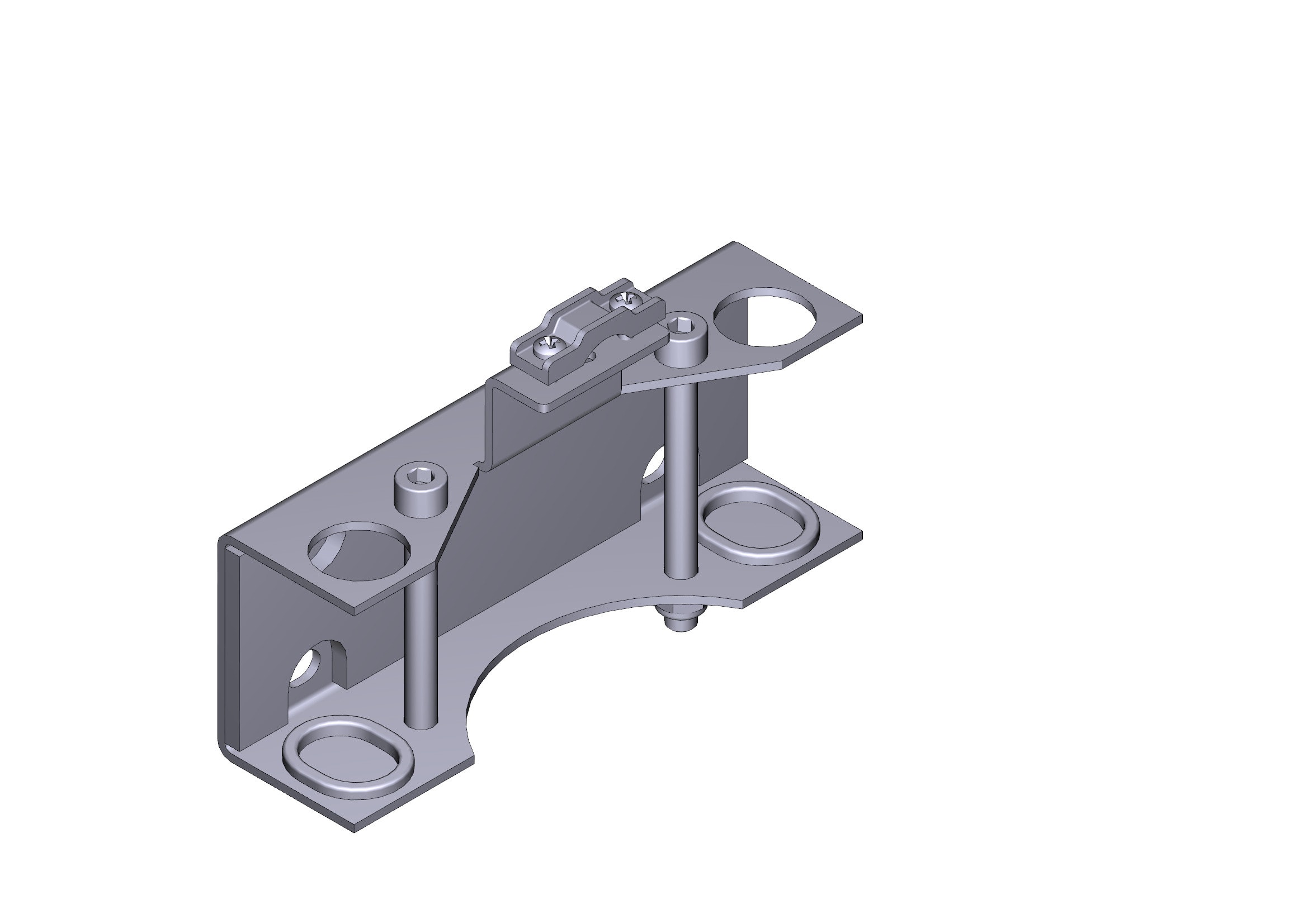CAME SRL - CMC119RID483 PIASTRA FISSAGGIO A MURO FAST70