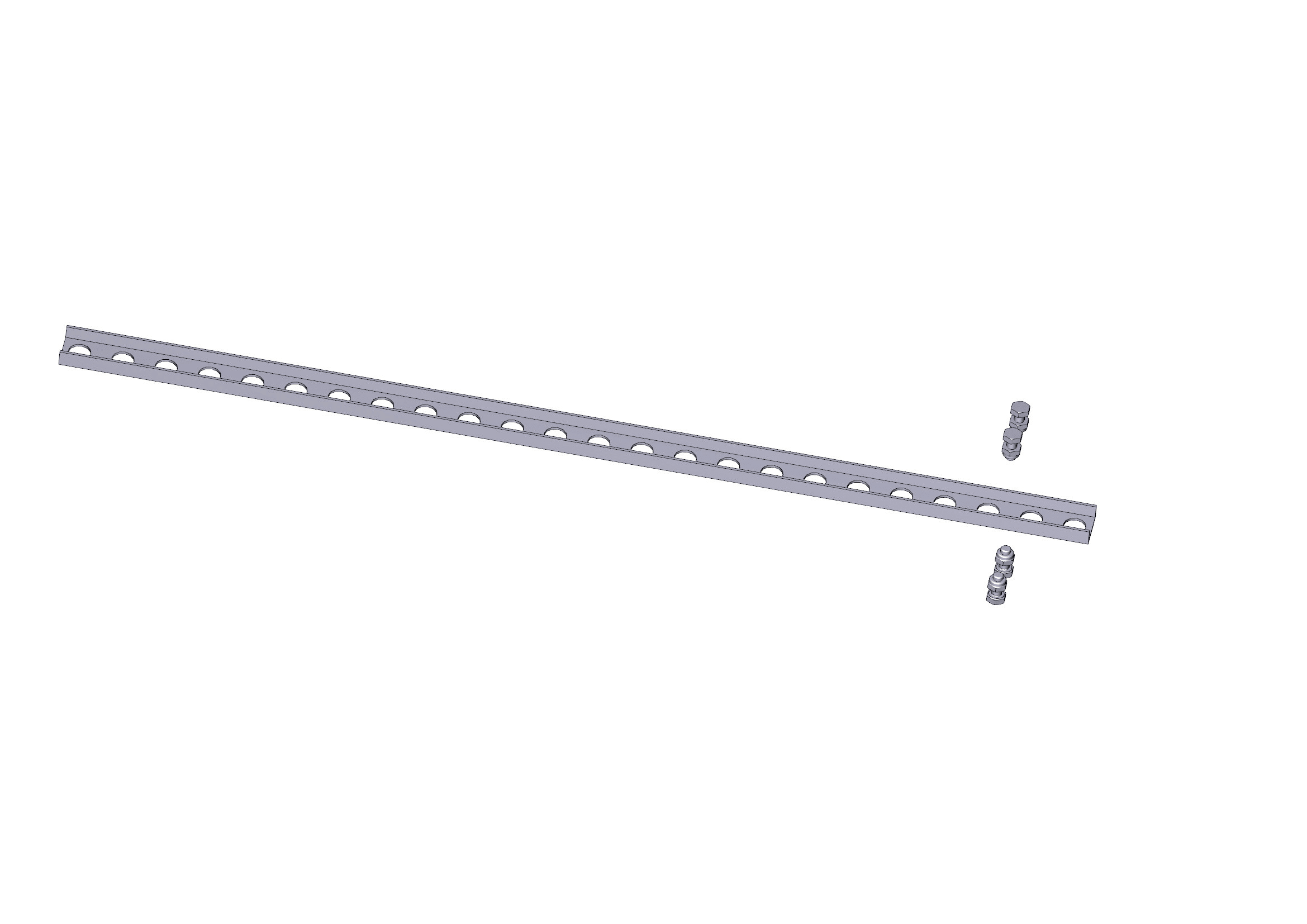 CAME SRL - CMC119RIE024 STAFFE FISSAGGIO GUIDA VER
