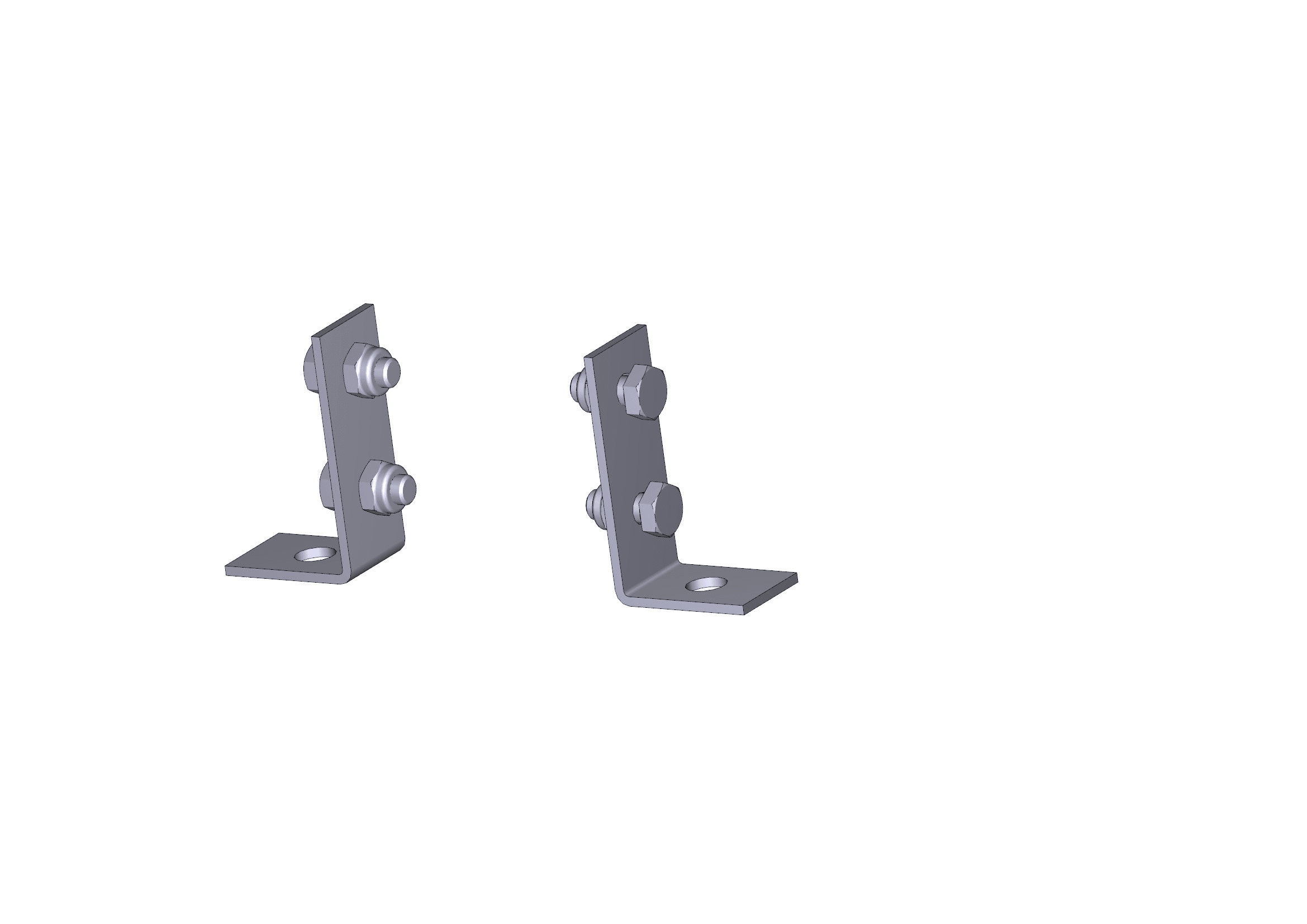 CAME SRL - CMC119RIE038 STAFFE FISSAGGIO A SOFFITTO VER