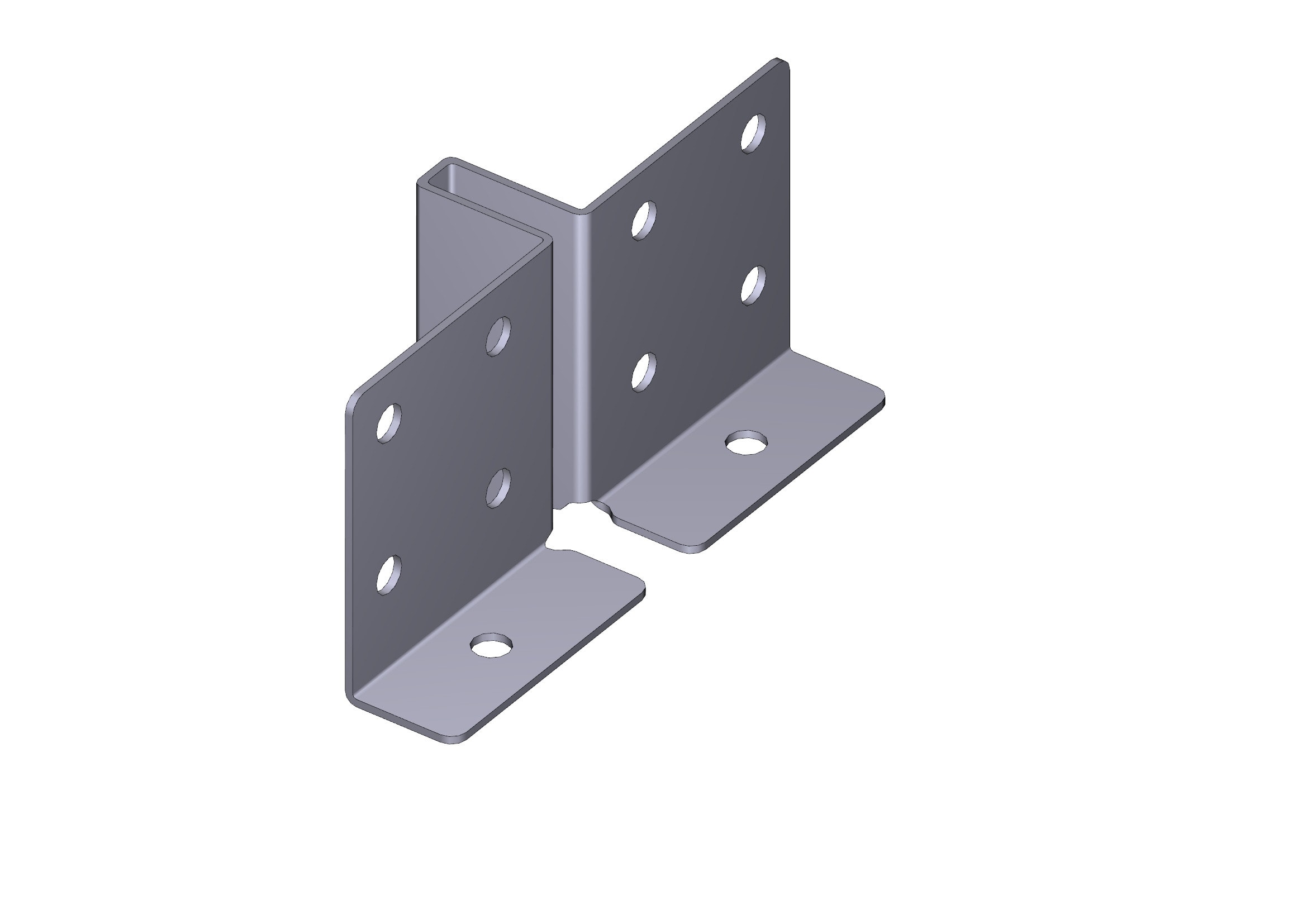 CAME SPA - CMC119RIE146 STAFFA FISSAGGIO PORTONE VER
