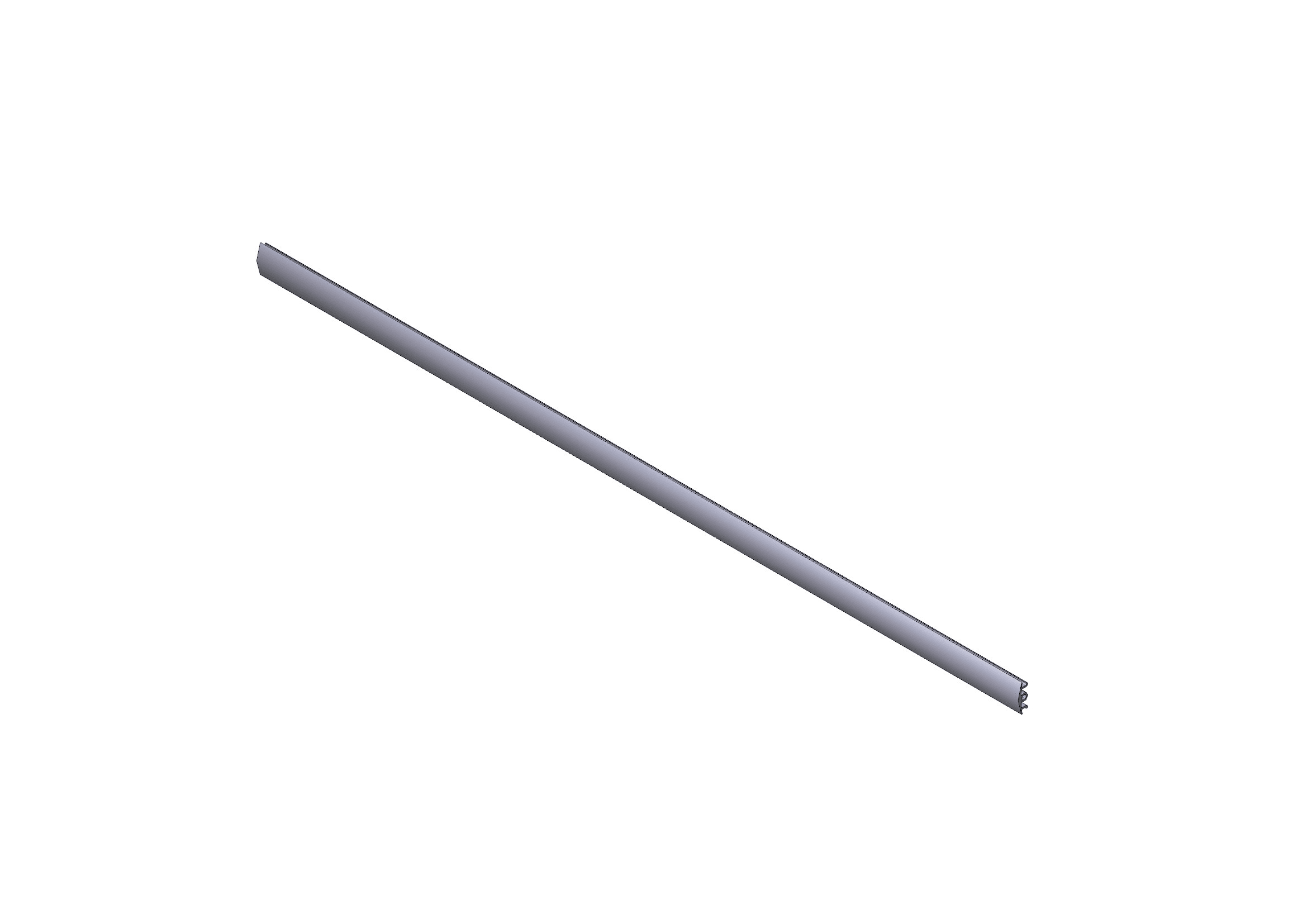 CAME SRL - CMC119RIG223 PROFILO COPRICAVA ASTA L=2M 20PZ