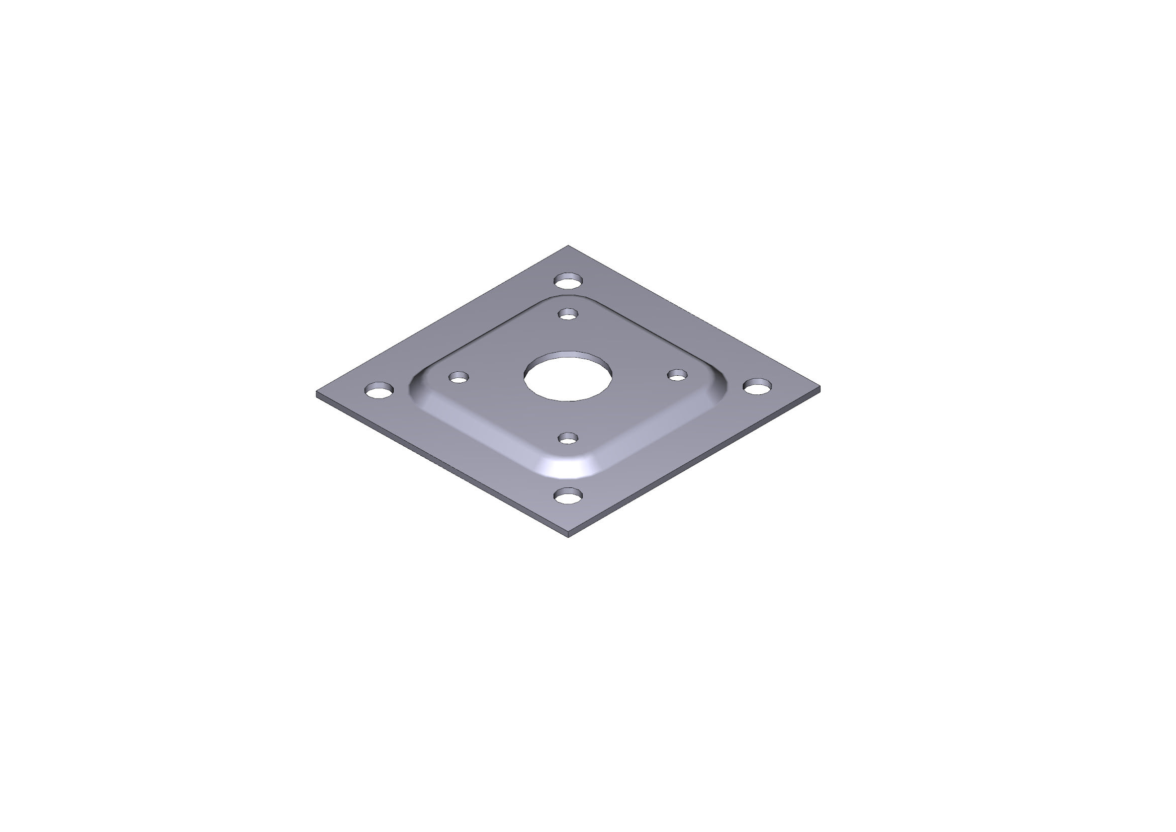 CAME SPA - CMC119RIR002 BASE COLONNINA 70X70MM
