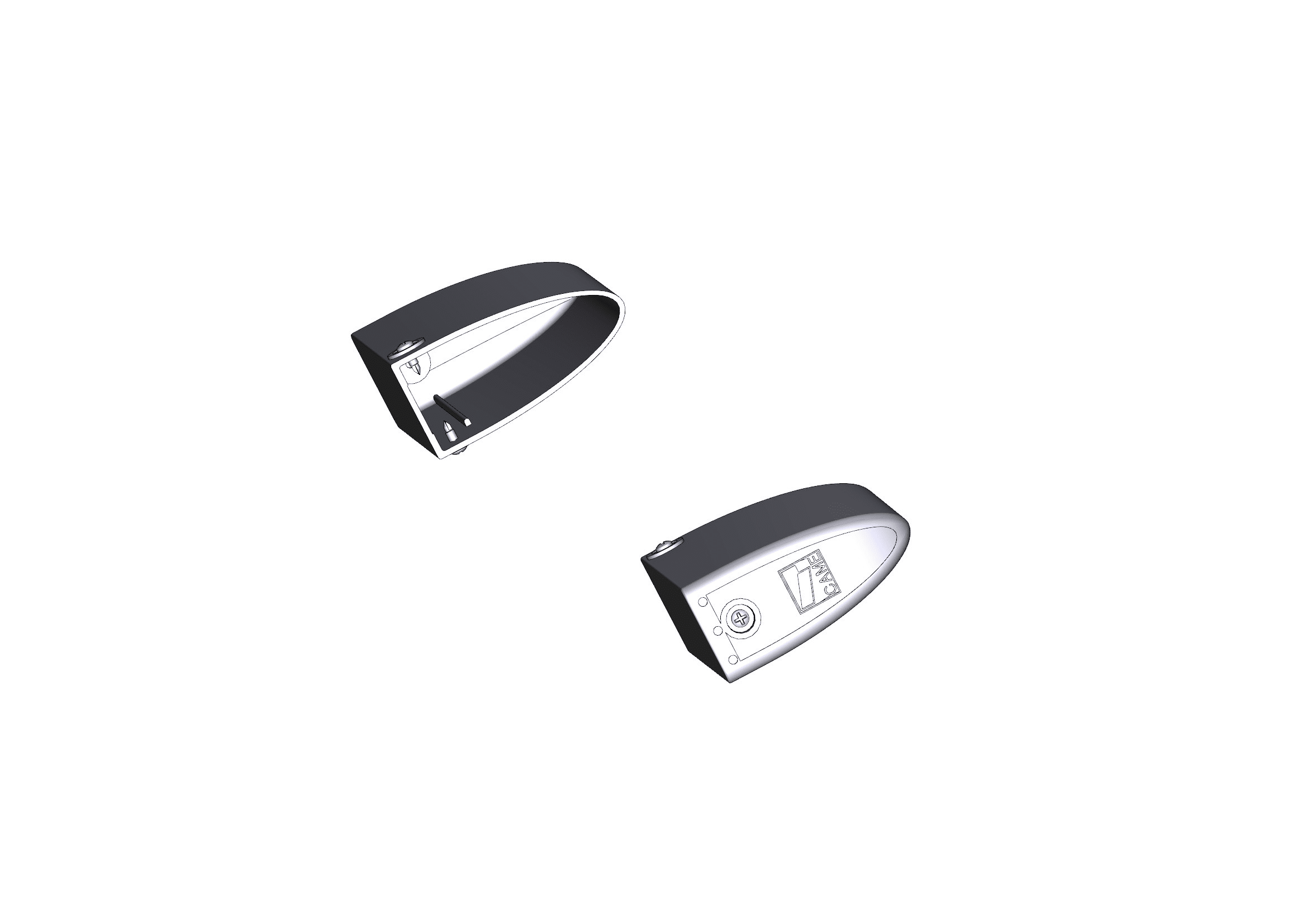 CAME SPA - CMC119RIR225 TAPPI BORDO SENSIBILE DF DFW DFWN 2 PZ