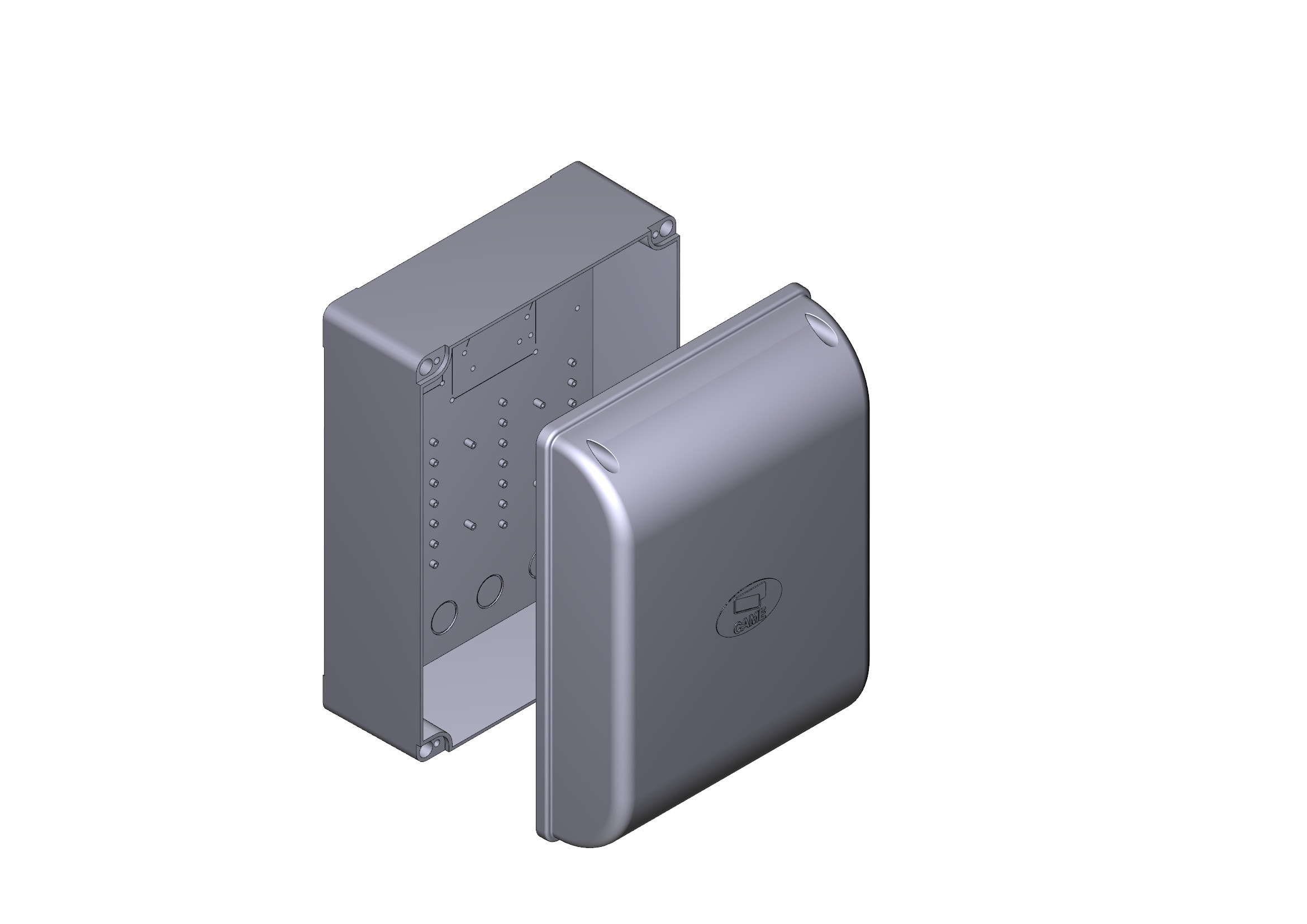 CAME SPA - CMC119RIR315 COPERCHIO E BASE QUADRO 200X270MM