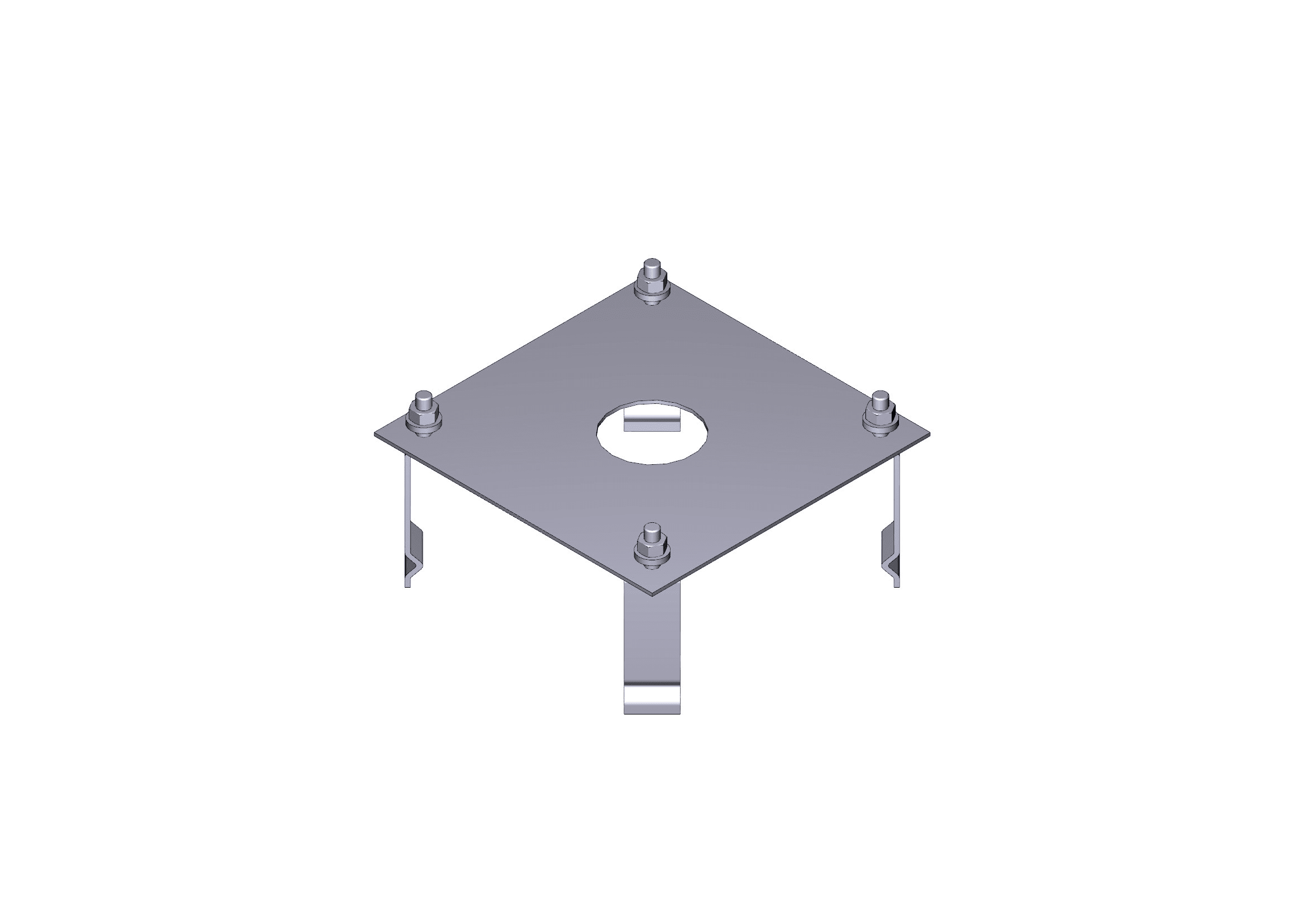 CAME SRL - CMC119RIX005 BASE ANCORAGGIO CAT