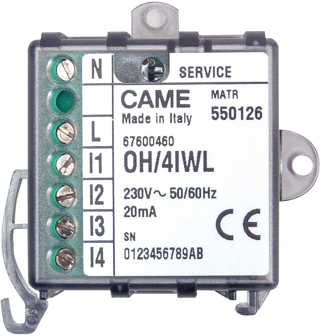 CAME SRL - CMC67600460 OH/4IWL MODULO 4 INGRESSI DIGITALI RADIO