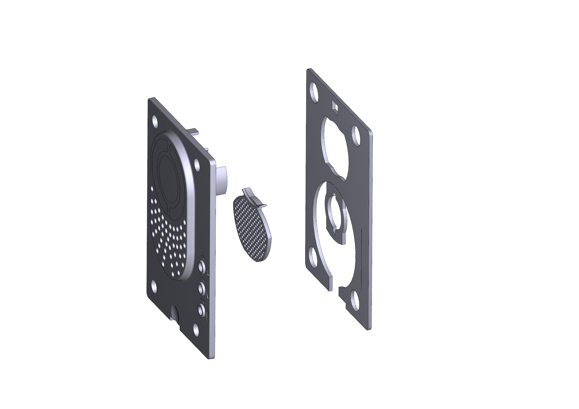 CAME SRL - CMC68100140 FRONTALE VIDEO LVC 2PZ