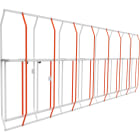 CAME SRL - CMC803XA-0350 RASTRELLIERA TUT.ALTEZ ASTA 90X60 130X85