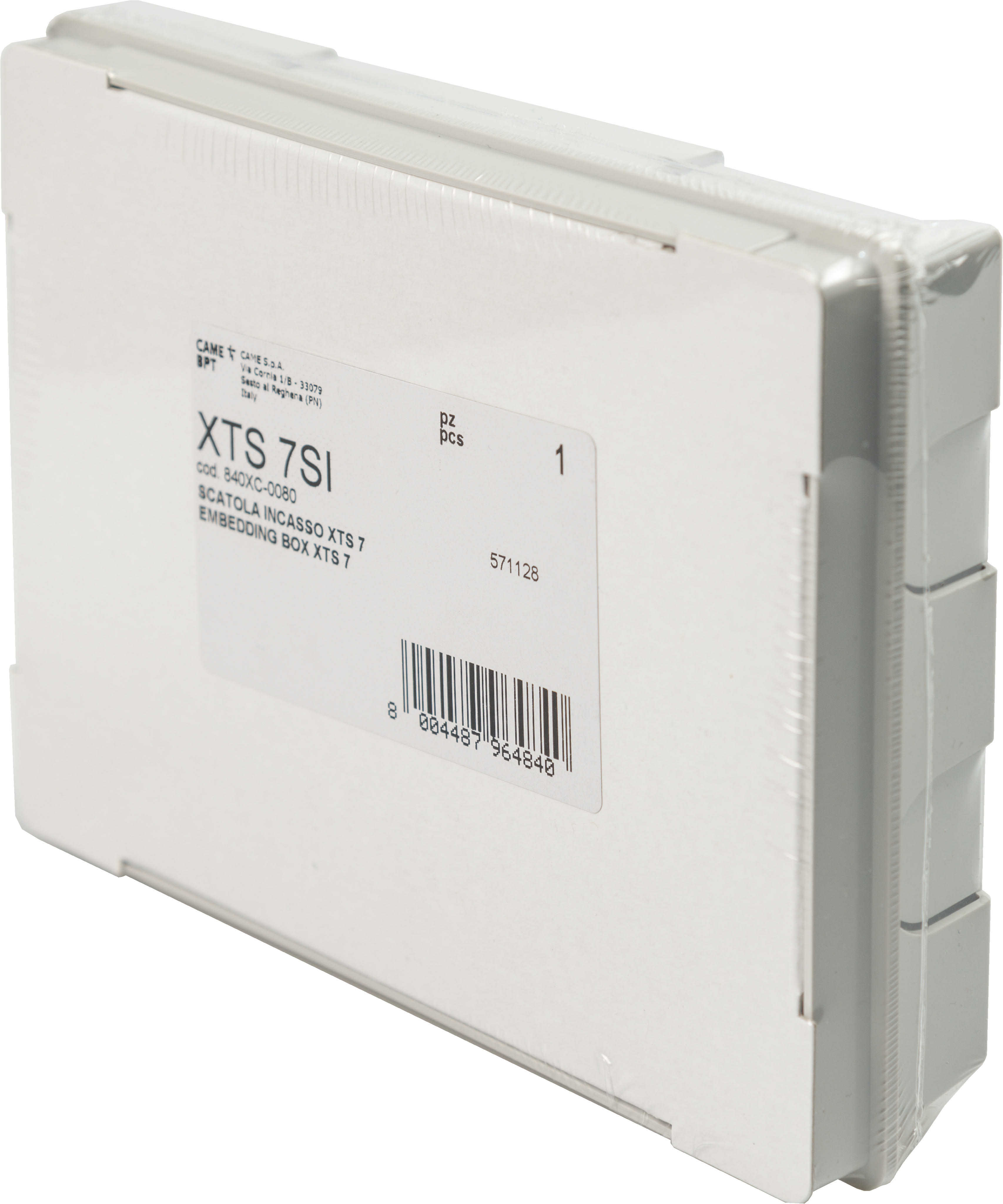 CAME SPA - CMC840XC-0080 XTS 7SI-SCATOLA INCASSO XTS 7