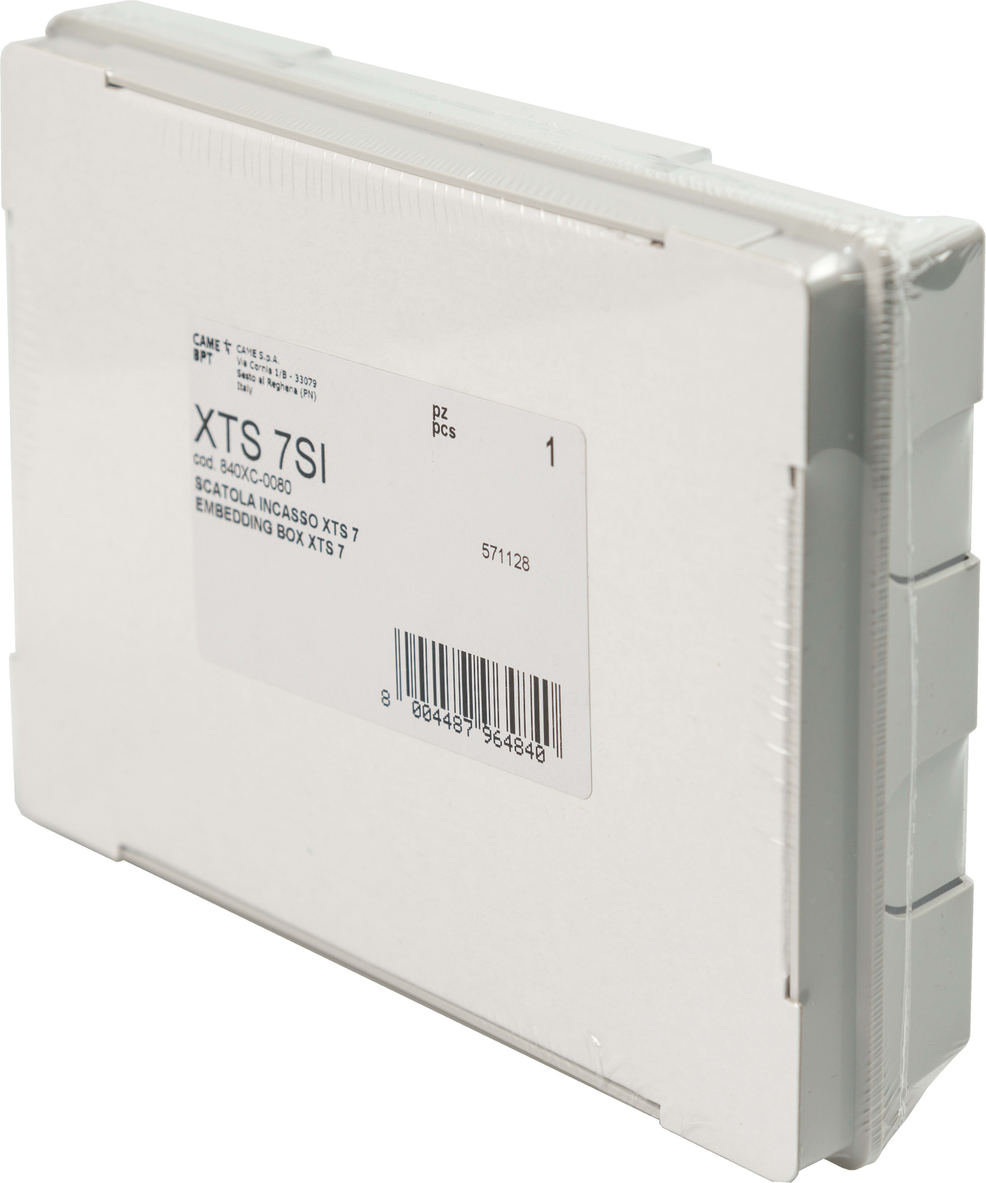 CAME SPA - CMC840XC-0080 XTS 7SI-SCATOLA INCASSO XTS 7