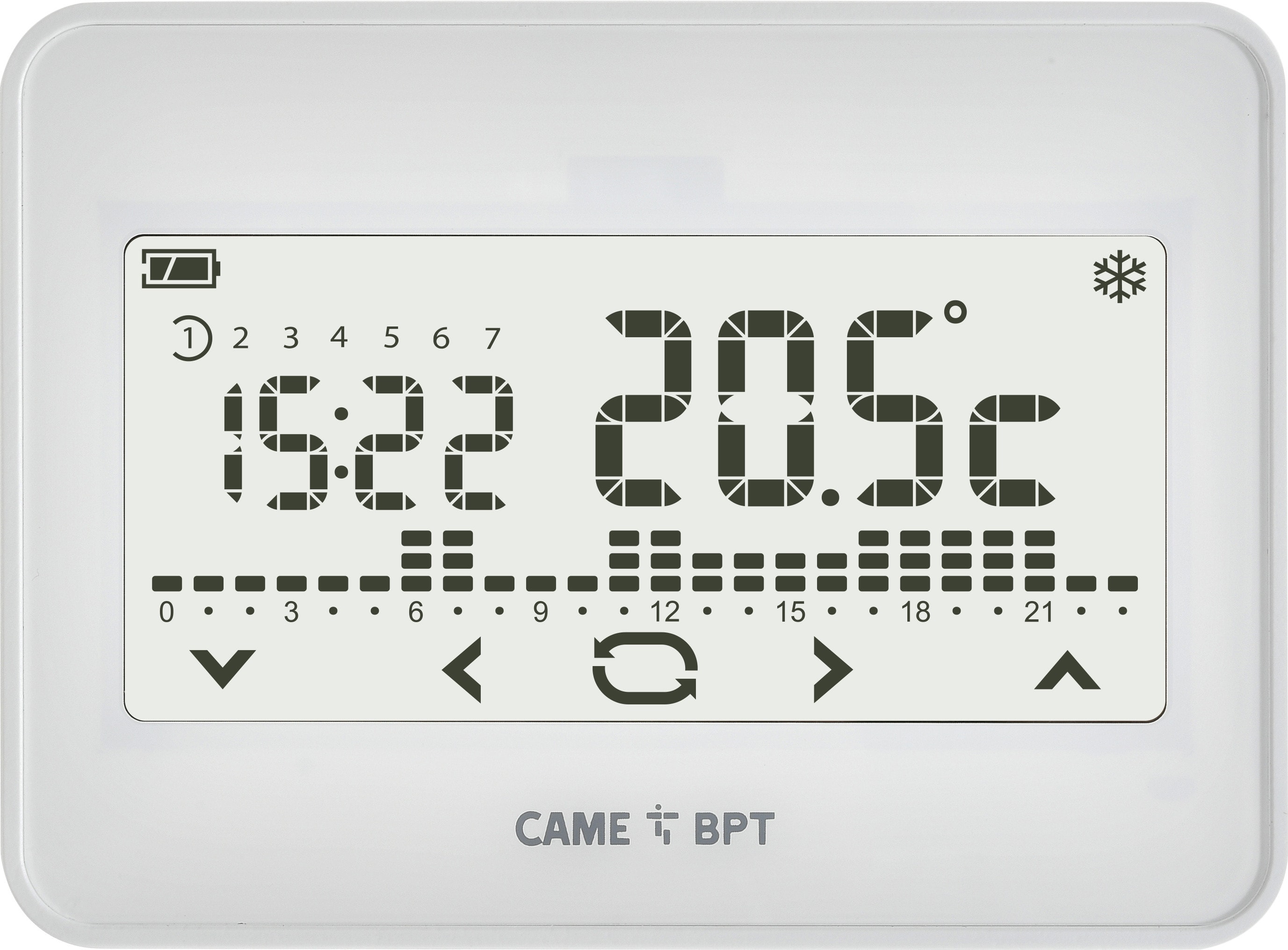CAME SRL - CMC845AA-0010 TH/550 WH CRONOTERMOSTATO TOUCH PARETE