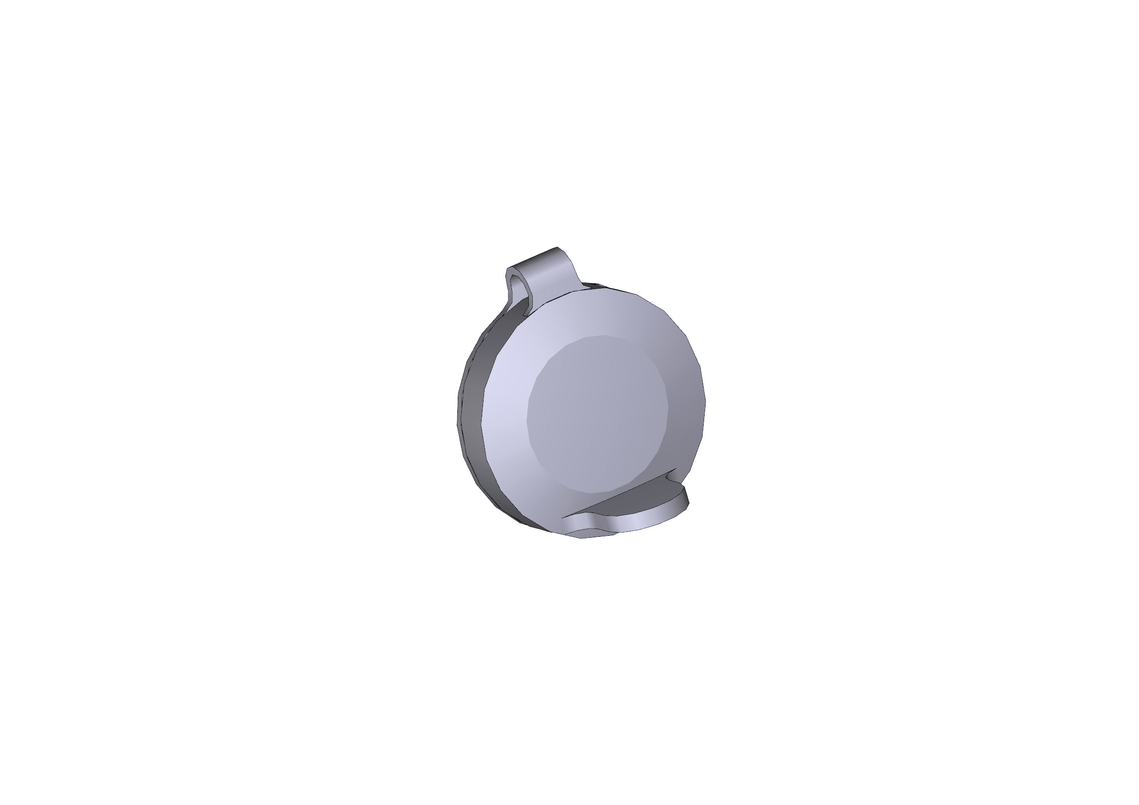 CAME SPA - CMC88001-0077 TAPPO SERRATURA RAL 7024