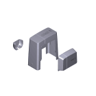 CAME SPA - CMC88001-0084 GRUPPO PLASTICHE BK DARK GREY RAL 7024