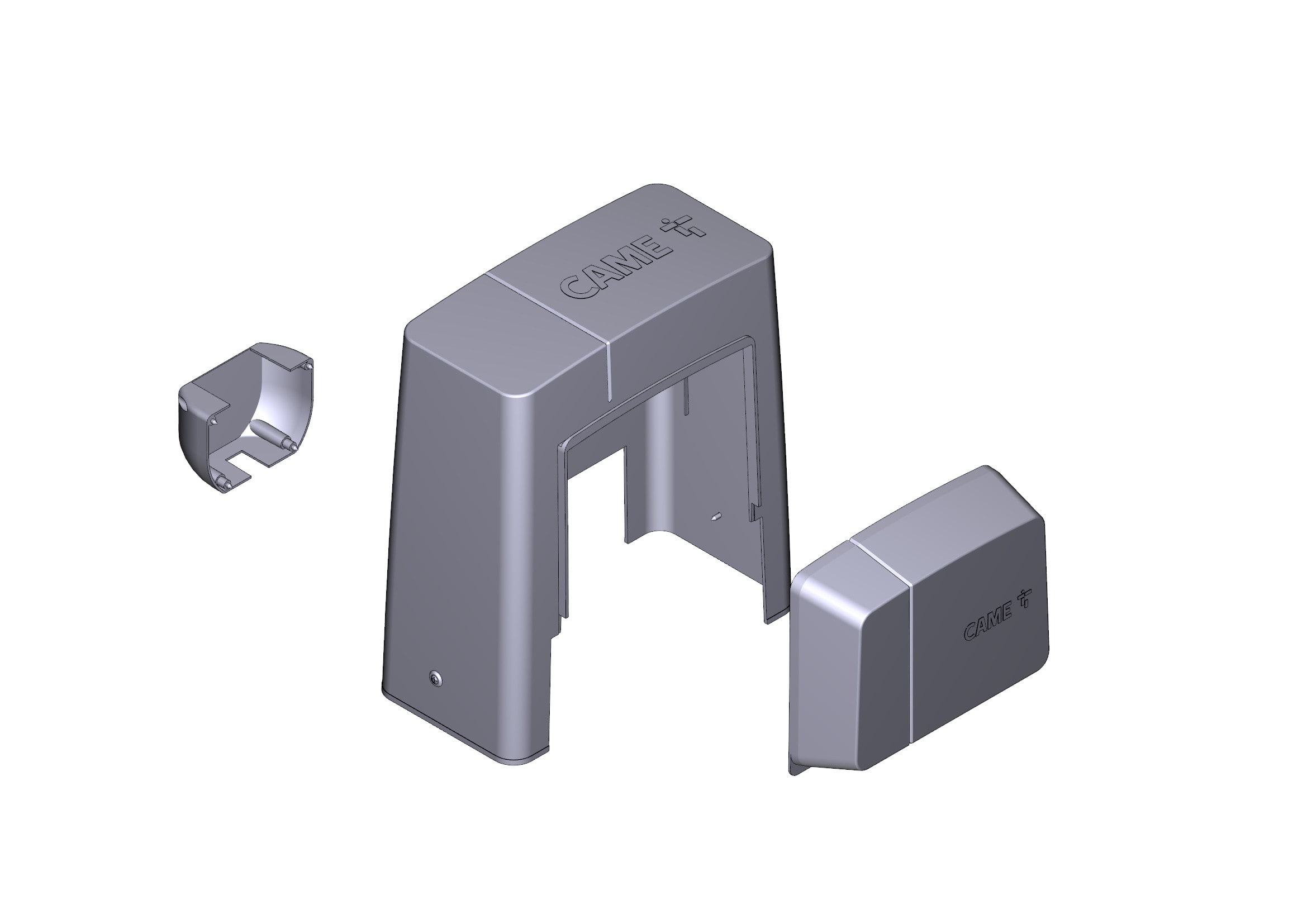 CAME SRL - CMC88001-0084 GRUPPO PLASTICHE BK DARK GREY RAL 7024